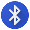 A bluetooth symbol in a blue circle

Description automatically generated
